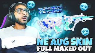 New Glacial AUG Gun Skin Full Max 🔥 PUBG Mobile [upl. by Aifas]