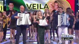 Veila e Giuseppe Spinelli quotLA NOSTRA TARANTELLAquot Canale Italia SPECIALE FARFALLINA Cantando Ballando [upl. by Renault913]