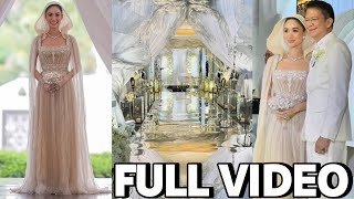 THE WEDDING Of Heart Evangelista and Chiz Escudero♥️Full Video ng Renewal of Vows ni Heart at Chiz [upl. by Enoved404]