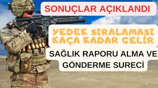 JANDARMA UZMAN ERBAŞ YEDEK SIRALAMASI KAÇA KADAR GELİR  SAĞLIK RAPORU SÜRECİ NASIL İLERLİYOR [upl. by Ehsom]