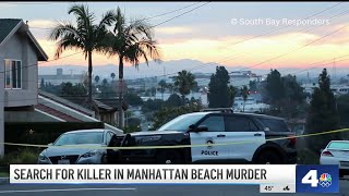 Search for killer in Manhattan Beach murder [upl. by Haimehen294]