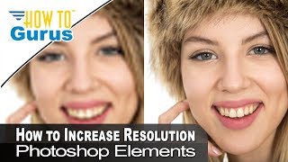 How You Can Depixelate a Photo to Increase Resolution in Photoshop Elements Tutorial [upl. by Aziza267]