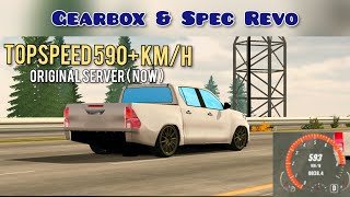 Gearbox amp Engine Spec Topspeed 590 Kmh Toyota Hilux Revo Carparking Original Server No Edit Mass [upl. by Llennaj]