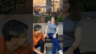 Geez he smiled at me😍 prank couple viralvideo funny [upl. by Dorey673]