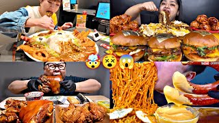 Mukbangers OVEREATING FOOD Like Theres No Tomorrow🙀🤯😵 [upl. by Harvey]