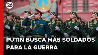 🚨 PUTIN busca MÁS SOLDADOS para la GUERRA y perdonará DEUDAS a quienes se ALISTES en el EJÉRCITO [upl. by Adiol]