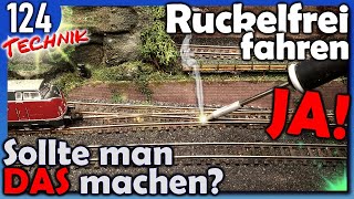 Ruckelfreies Fahren Weichenzunge verlöten So wird es gemacht Modelleisenbahn Spur N 1160 Z 1220 [upl. by Felipe94]