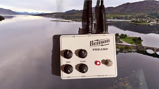 Pedal Preview Benson Preamp on Bass [upl. by Lehcem]