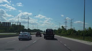 Huntley to I90 Chicago Highway to Lombard Roads No Talk No Music ASMR [upl. by Ping]