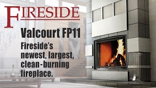 Valcourt FP11 Fireplace  Overview by Fireside [upl. by Karlens]