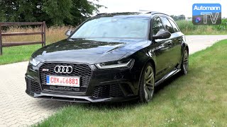 2015 Audi RS6 Facelift 560hp  DRIVE amp SOUND 60FPS [upl. by Edahc]