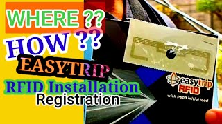 EASYTRIP RFID APPLICATION AND INSTALLATIONTABANG BULACAN [upl. by Llemar]