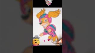 I Paw Patrol Liberty videoperbambini nickelodeon capcut art film kidsart youtubevideos [upl. by Inuat]