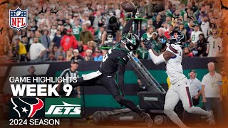 Houston Texans vs New York Jets Game Highlights  NFL 2024 Season Week 9 [upl. by Micco]