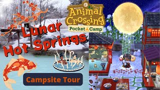 Lunar Hot Springs🌕🔥💧Campsite Tour🏕Animal Crossing Pocket Camp [upl. by Yhtomot]