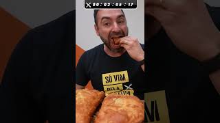 Ninguém NUNCA comeu essa PIZZA FRITA de 1KG 👹 shorts [upl. by Noneek822]