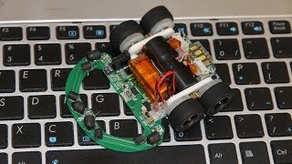 Micromouse Green Giant V41 KitB small wheel set test [upl. by Adnuhsed]