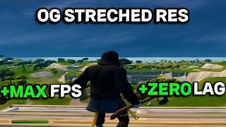 How To Get STRETCHED RESOLUTION in Fortnite OG Best Stretched Resolution [upl. by Rediah]