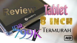 Unboxing and Review Tablet 8 inch Termurah Strawberry T1 [upl. by Melissa49]