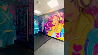 New mural video art mural artwork streetart artist t [upl. by Yeloc993]