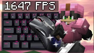 Bedwars ASMR Keyboard amp Mouse Sounds  Mineblaze Bedwars [upl. by Ailegna]