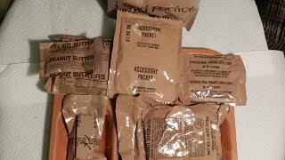 1998 LRP Long Range Patrol Ration MRE Ration Review Chicken Ala King LURP [upl. by Onitnelav]