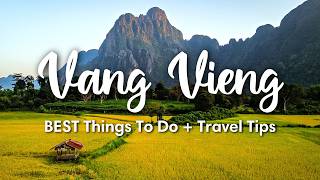 VANG VIENG LAOS 2024  10 BEST Things To Do In amp Around Vang Vieng [upl. by Fairfield]