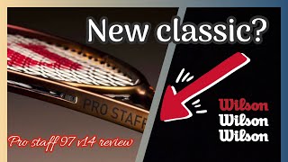 New classic Wilson Pro Staff 97 v14 review  Alex Tennis [upl. by Maggio]