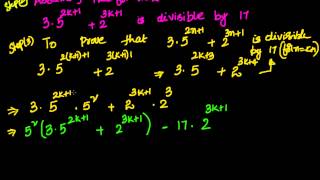 Mathematical Induction Prove that 352 n1  23 n1 is divisible by 17 [upl. by Ruthi295]