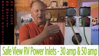 Safe View RV Power Inlets  30 amp 50 Amp [upl. by Ihsoyim]