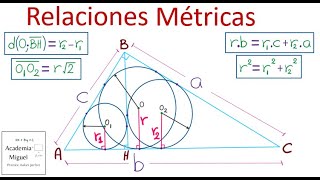 Teoremas DE RELACIONES MÃ‰TRICAS para la UNI [upl. by Lleynad154]