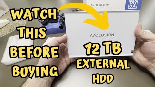 Unboxing Avolusion PRO5X Series 12TB USB 30 External Hard Drive for WindowsOS Desktop PCLaptop [upl. by Duncan155]