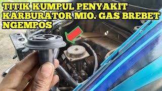 Penyebab motor Mio brebet di rpm rendah [upl. by Radbun870]