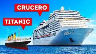 Titanic VS cruceros modernos [upl. by Agneta]