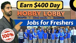 How to Get Job in USA Online  hobby lobby careers hiring process hobby lobby part time Remote jobs [upl. by Nelak]