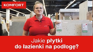 Jakie płytki do łazienki na podłogę [upl. by Drofwarc]