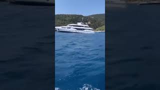 4657m Superyacht ETHOS sinking off GREECE [upl. by Saylor817]