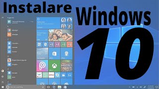 Instalare windows 10 [upl. by Audwen160]