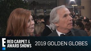 Henry Winklers quotHappy Daysquot Costars Surprise Him at 2019 Globes  E Red Carpet amp Award Shows [upl. by Yetta]