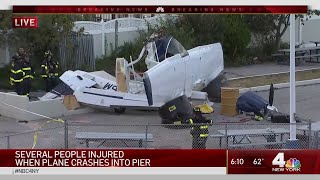 1 Dead 2 Critically Injured in Queens Seaplane Crash  NBC New York [upl. by Marelya]