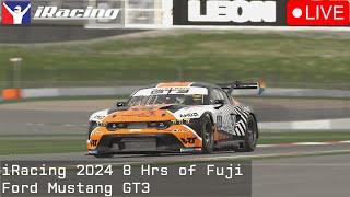 iRacing 2024 8 Hrs of Fuji  Ford Mustang GT3  A Heavy Horse on a Tight Track [upl. by Herson]