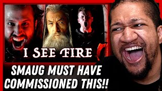 Reaction to I See Fire  METAL cover by Jonathan Young Colm McGuinness amp Matthew Heafy [upl. by Ennovy140]