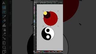 Yin Yang create Inkscape [upl. by Trakas]