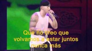 Eminem  Mockingbird Live Subtitulada en Español [upl. by Ahsenrat]