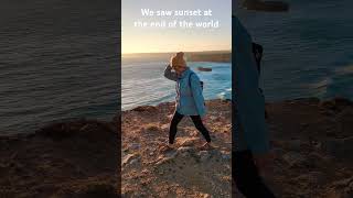 Sunset in Sagres Portugal travel beach sunset algarve [upl. by Aissat]