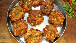 Perfect Crispy Dal Vada Recipe  Crispy Dal Vada [upl. by Ahseinek22]