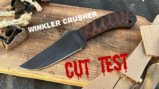 Cut Test Winkler “Crusher” This is Not Built for EDC [upl. by Shlomo]