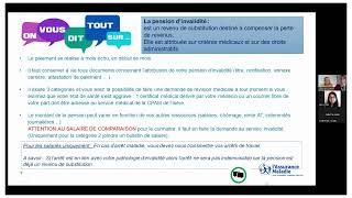 Webinaire  Tout savoir sur linvalidité [upl. by Soisinoid]