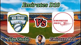 Abu Dhabi v Emirates Red  Match 4  Emirates D10 [upl. by Aika]