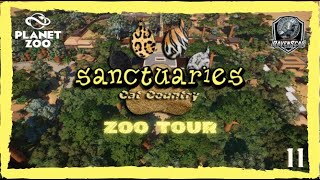 Sanctuaries Cat Country Ep 11  Zoo Tour  Planet Zoo [upl. by Belamy]